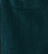 Kedziorek Linen Empire Waist Dress. Midi Length, Long Sleeves, Blue Swatch