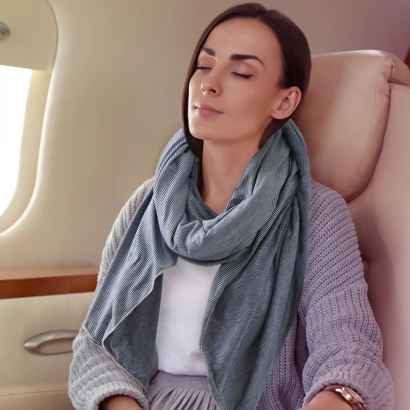 Jersey Stripe Blanket Scarf / Click for Colors