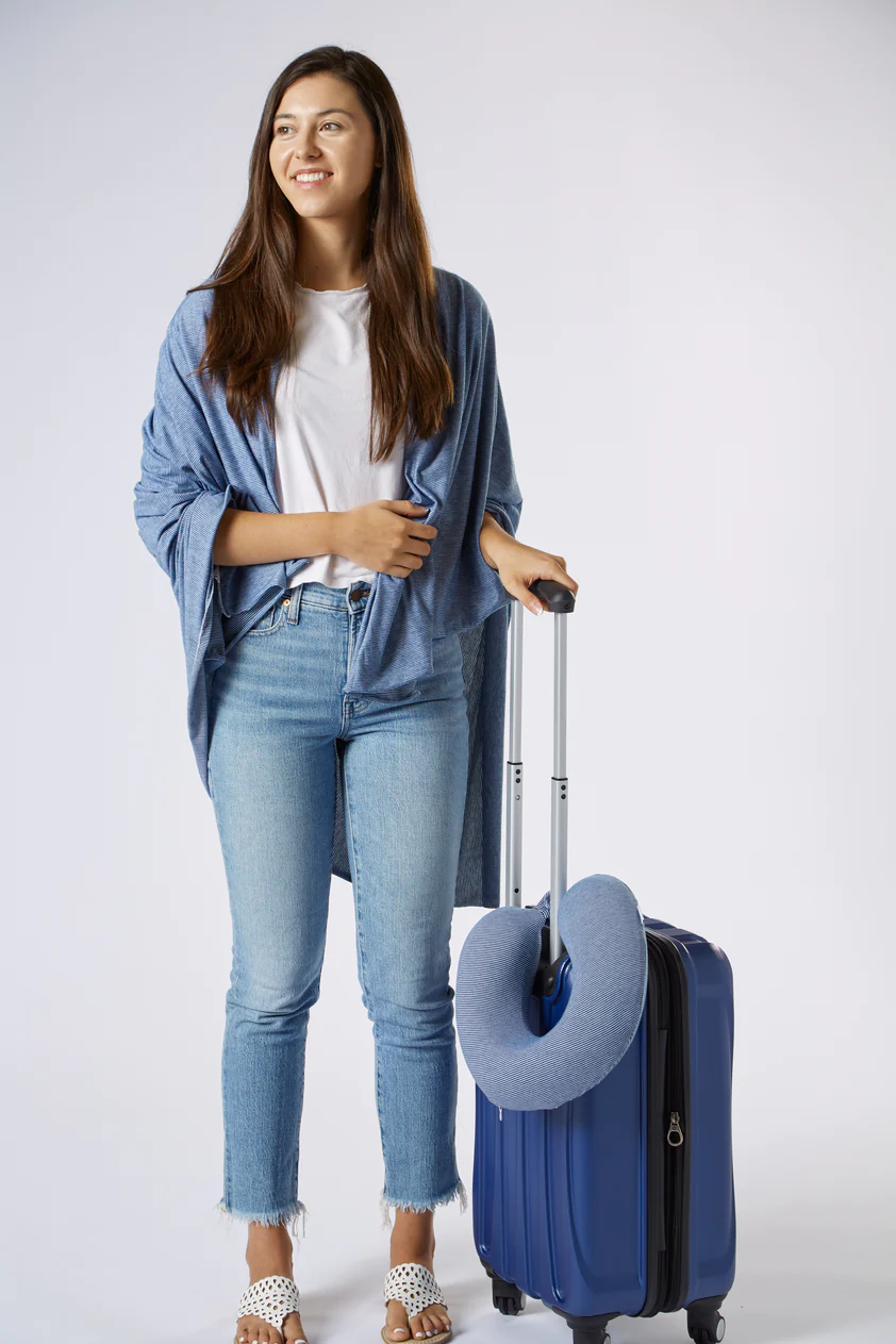 Jersey Stripe Blanket Scarf / Click for Colors