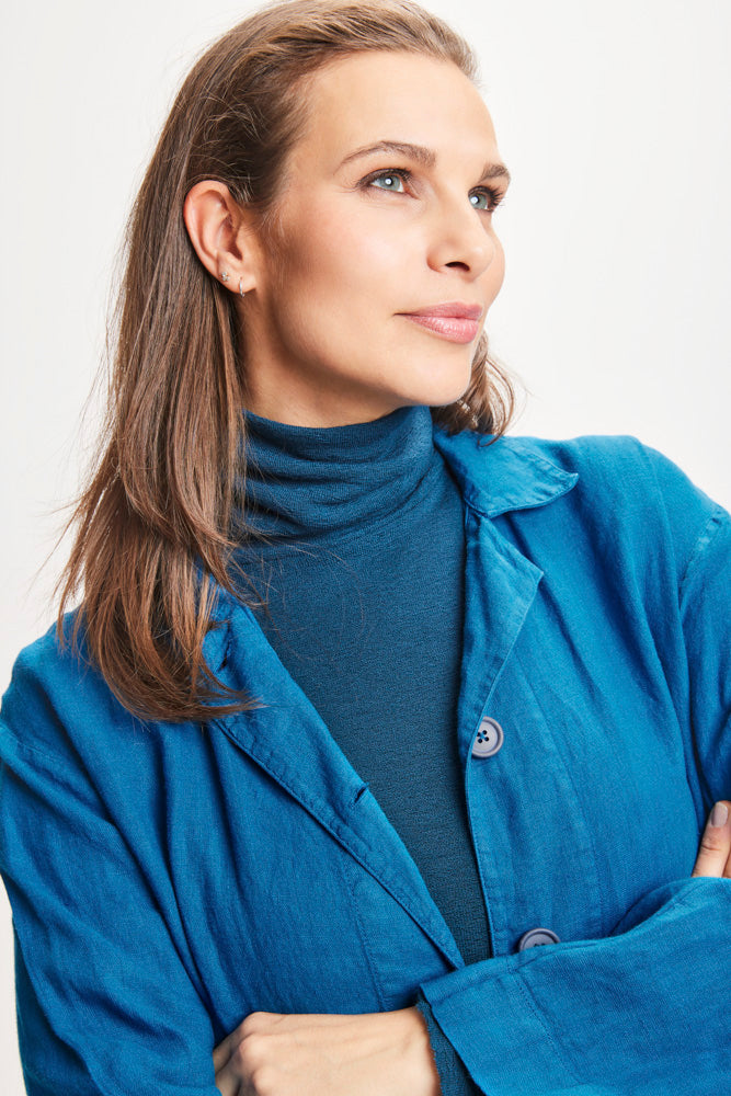 By Basics' Roll Neck Top