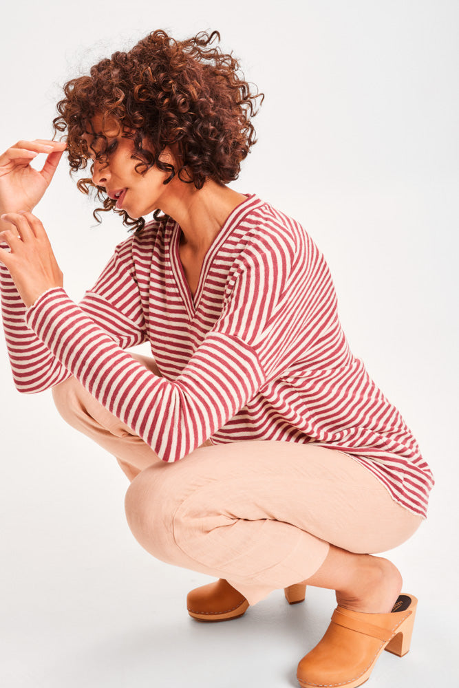 By Basic's V Neck Top