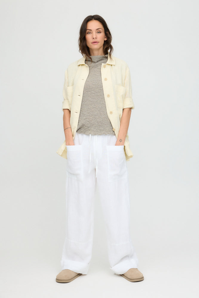 By Basics' Bubble Wool Boxy Top