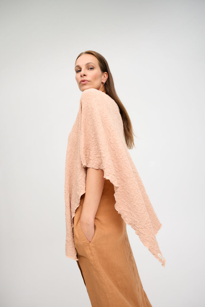 The Bubble Wool Poncho from By Basics