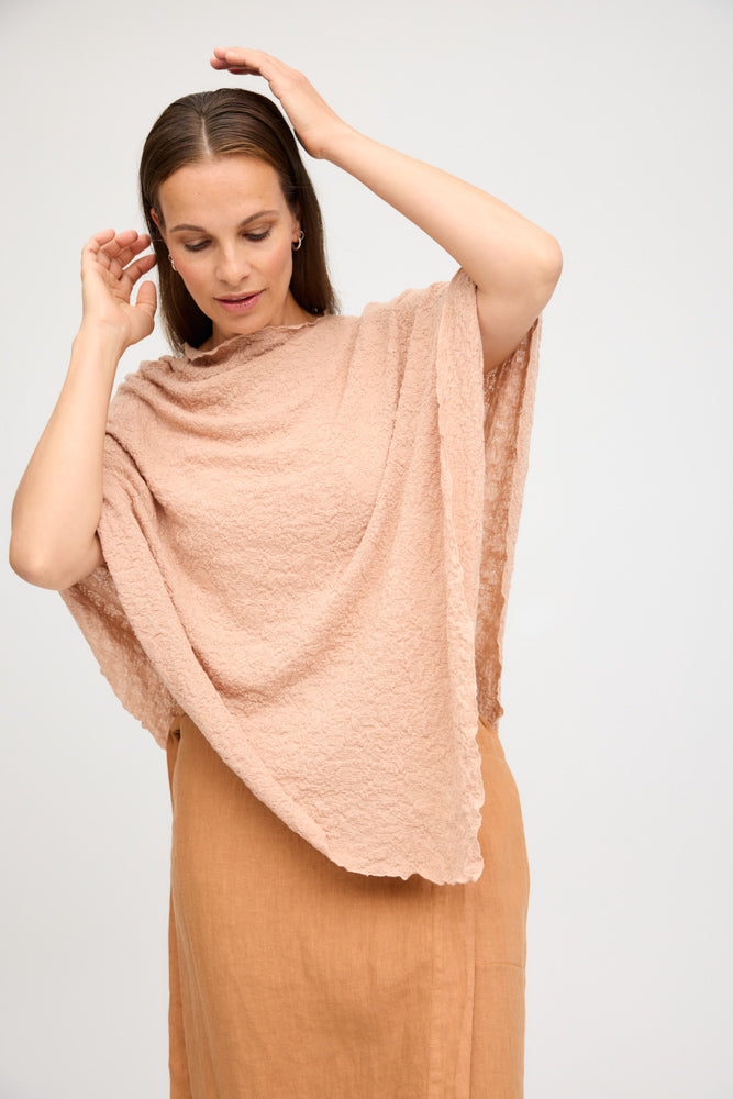 The Bubble Wool Poncho from By Basics