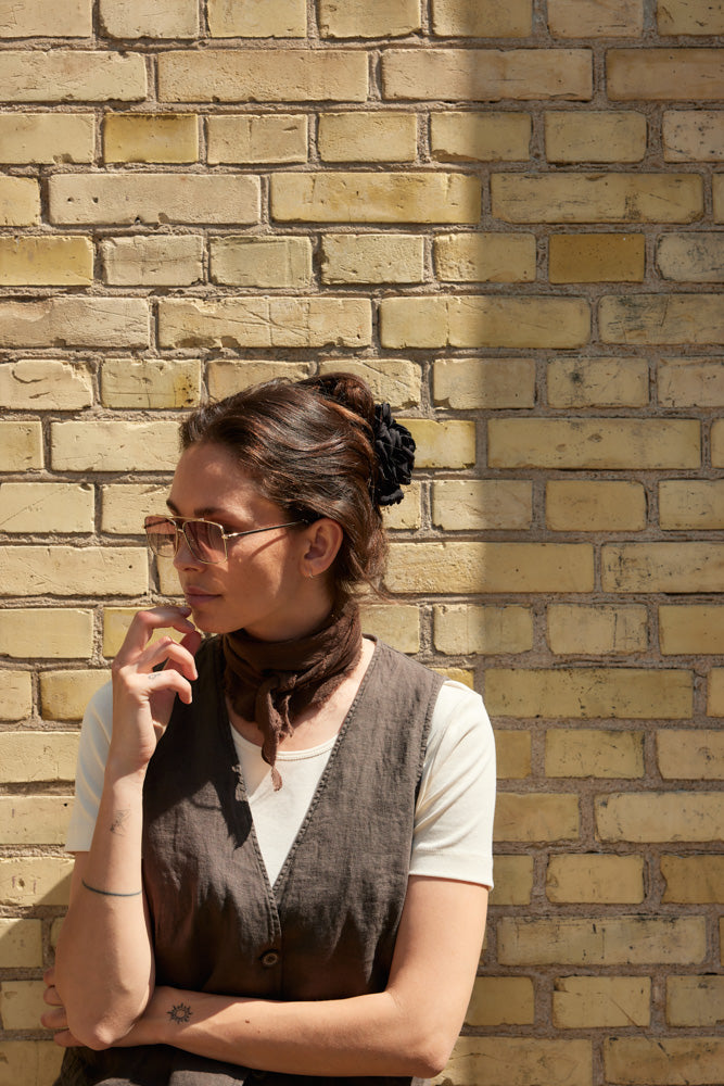 Small Merino Triangle Scarf