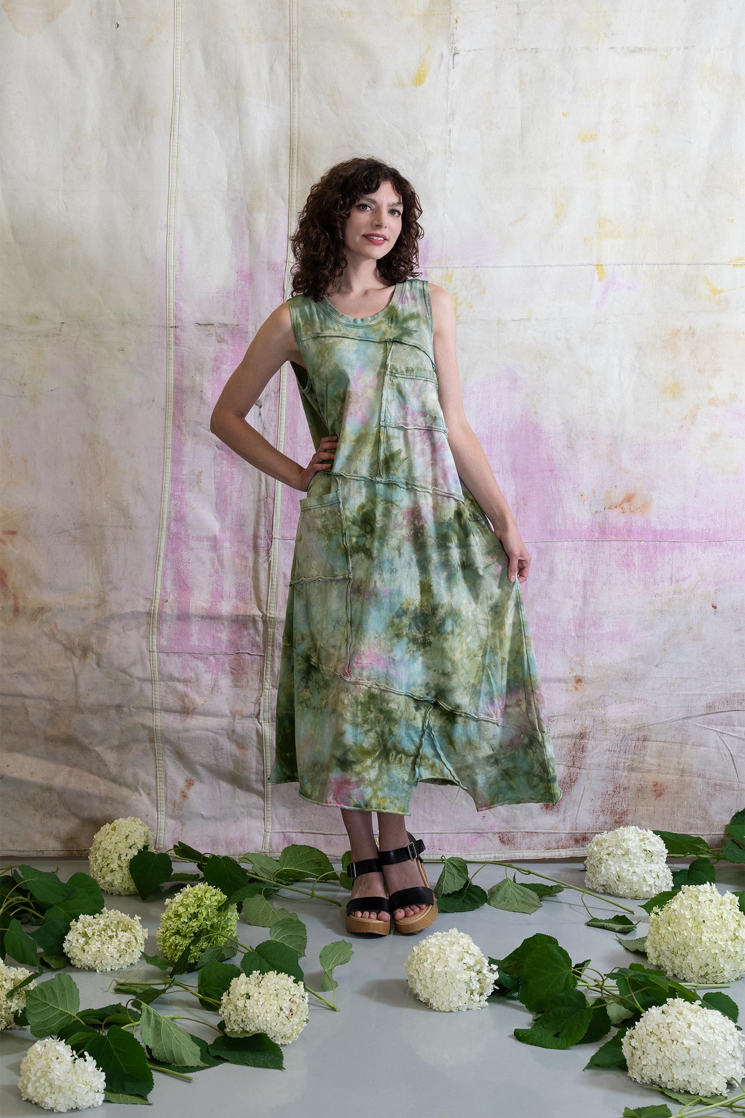 Cynthia Ashby Newport Dress in Agate