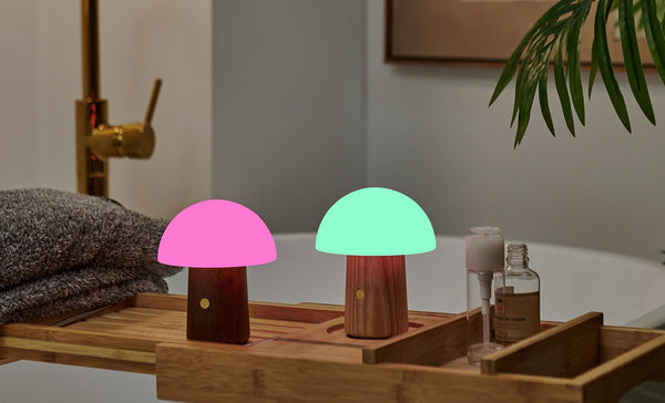 Alice Mini Mushroom Lamp / Walnut