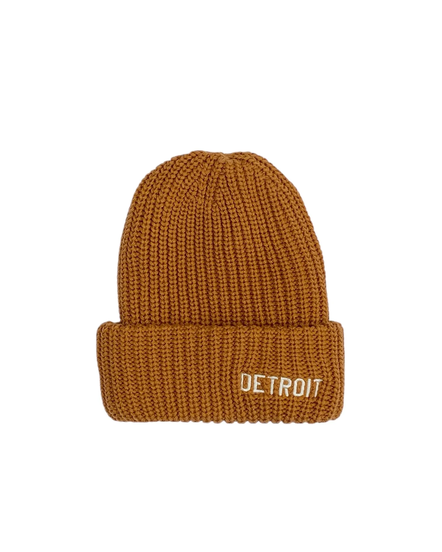 Detroit Lumberjack Knit Beanie in Chestnut