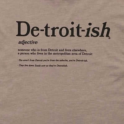 Detroitish Defined Long Sleeve Tee in Gravel Pink