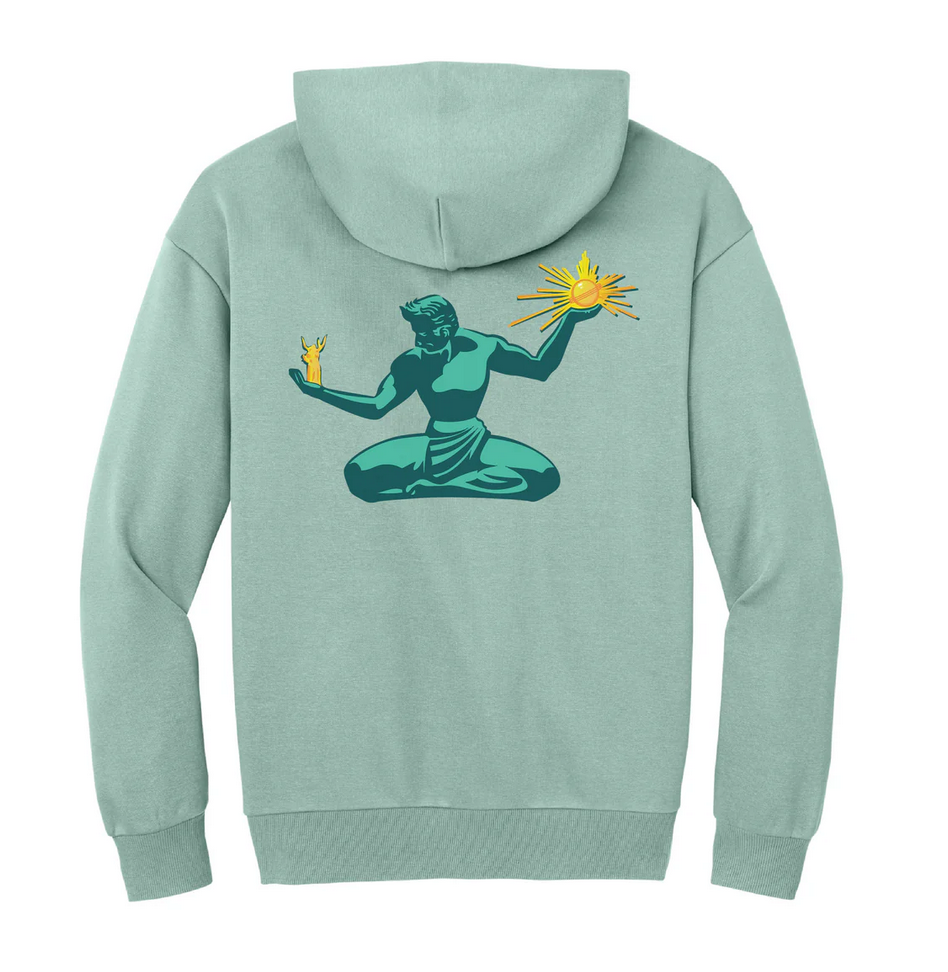 New Spirit of Detroit Hoodie / Dusty Blue