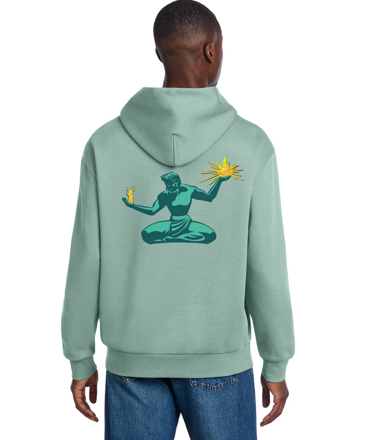 New Spirit of Detroit Hoodie / Dusty Blue