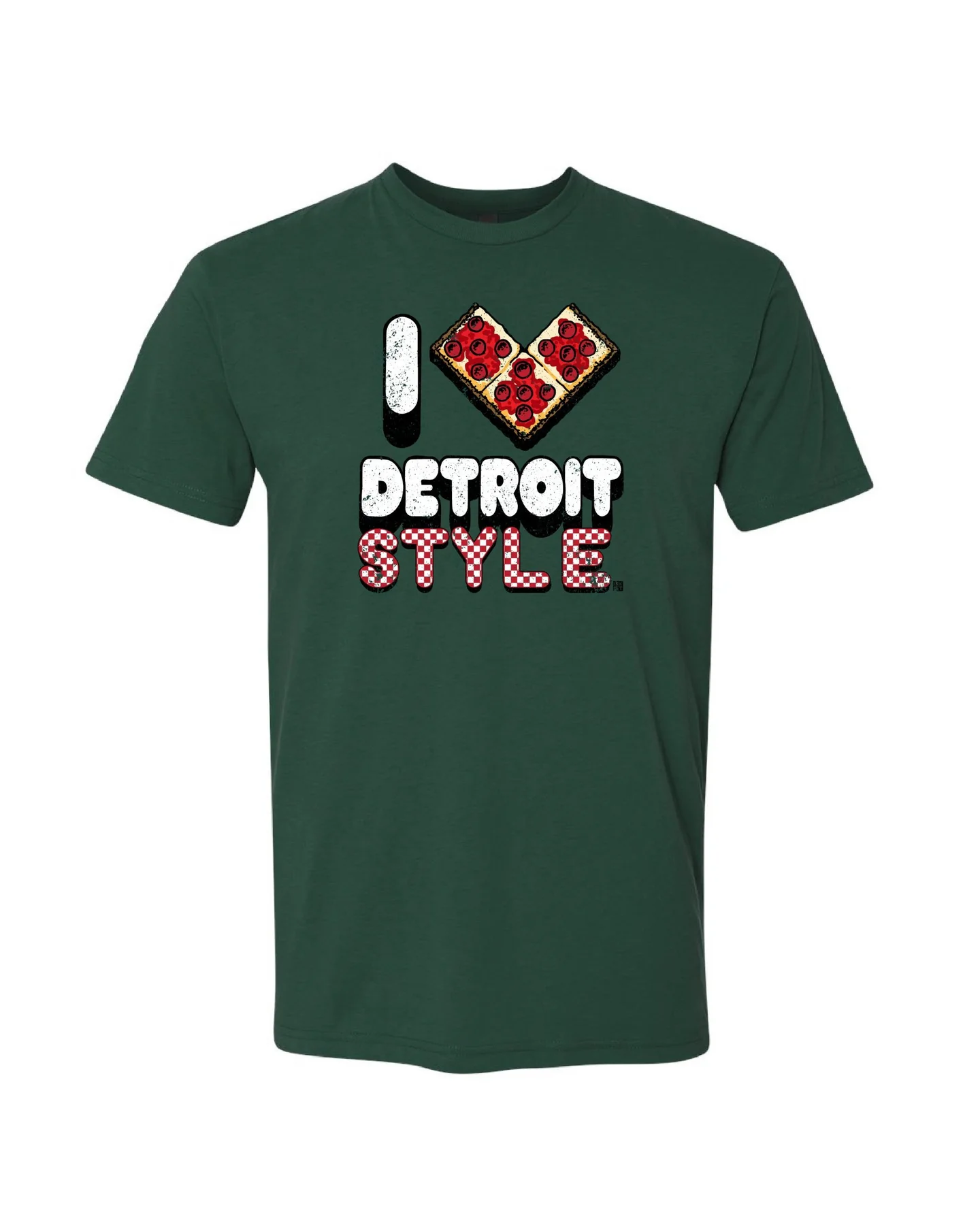 I Love Detroit Style Pizza Tee