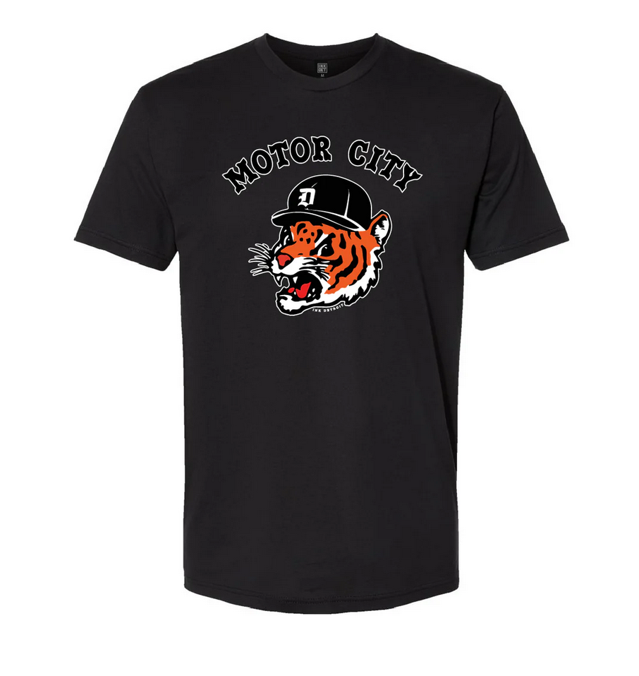 Motor City Kitty Tee / Black