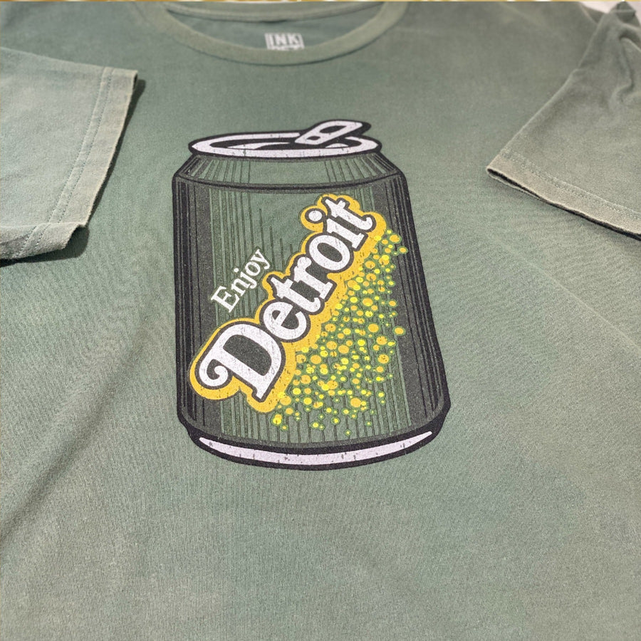 Vintage Enjoy Detroit Can T-Shirt
