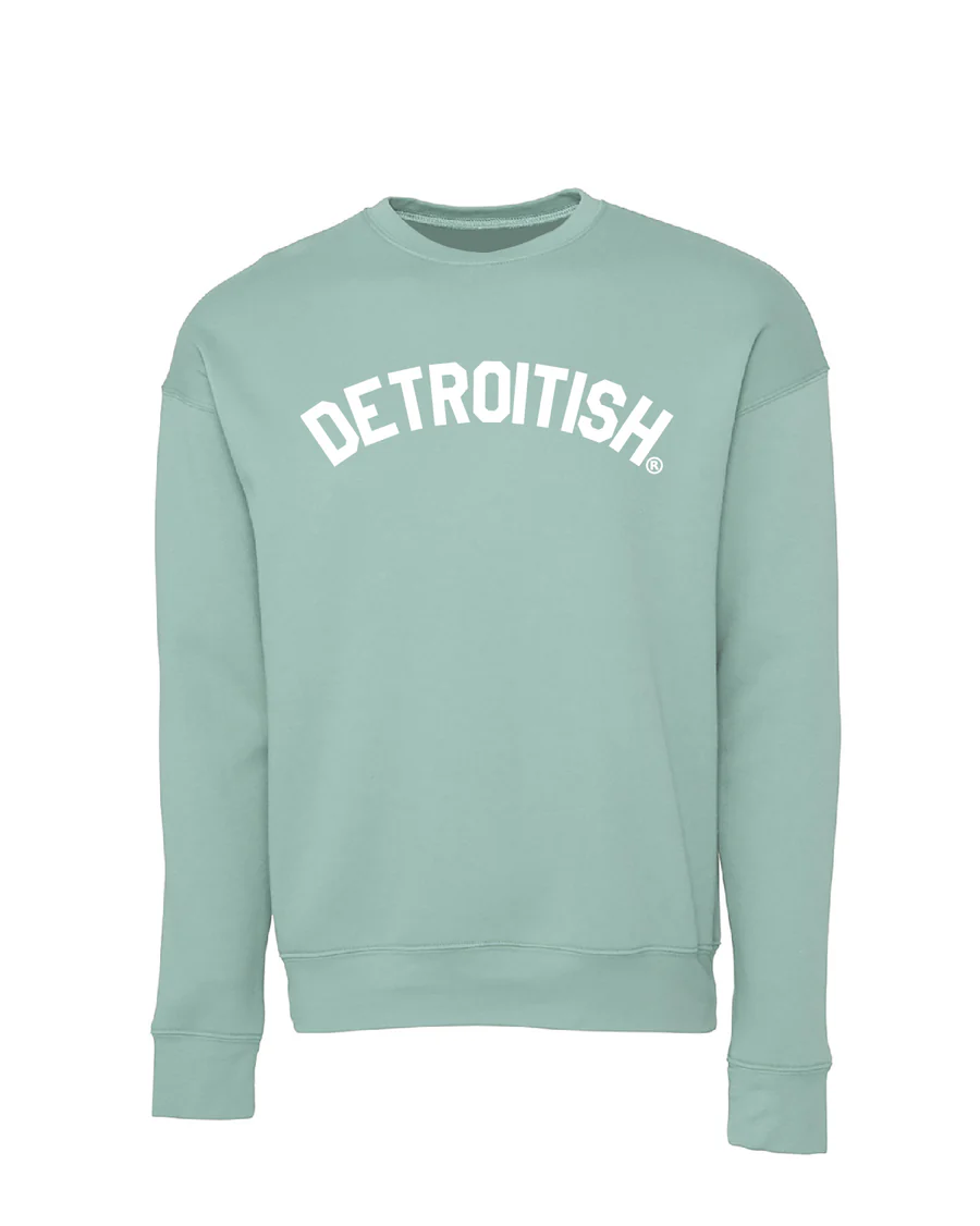 Ink Detroit Detroitish Crew Sweatshirt / Dusty Blue