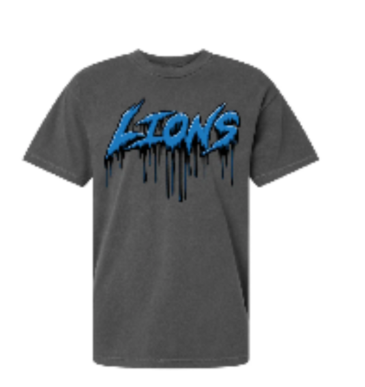 Ink Detroit Lions Drip Tee