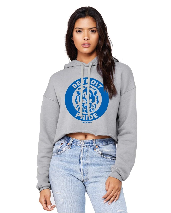 Detroit Pride Cropped Hoodie