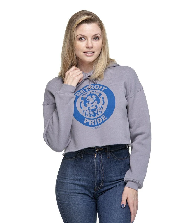 Detroit Pride Cropped Hoodie