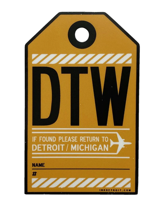 Michigan & Detroit Themed Stickers / Click for Selection