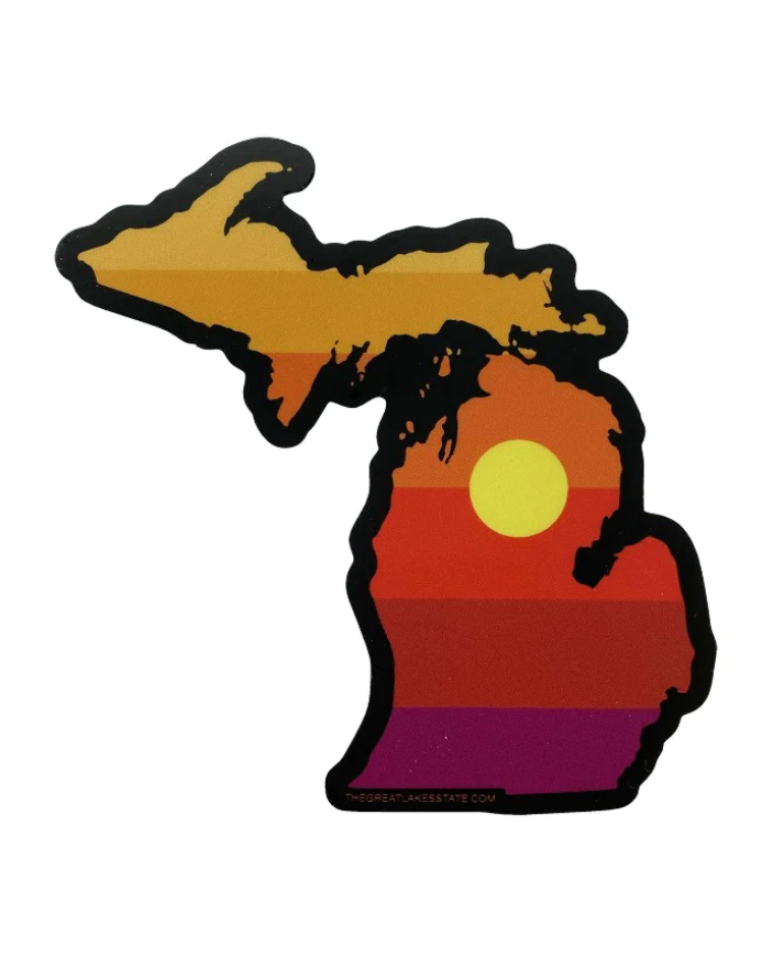 Michigan & Detroit Themed Stickers / Click for Selection