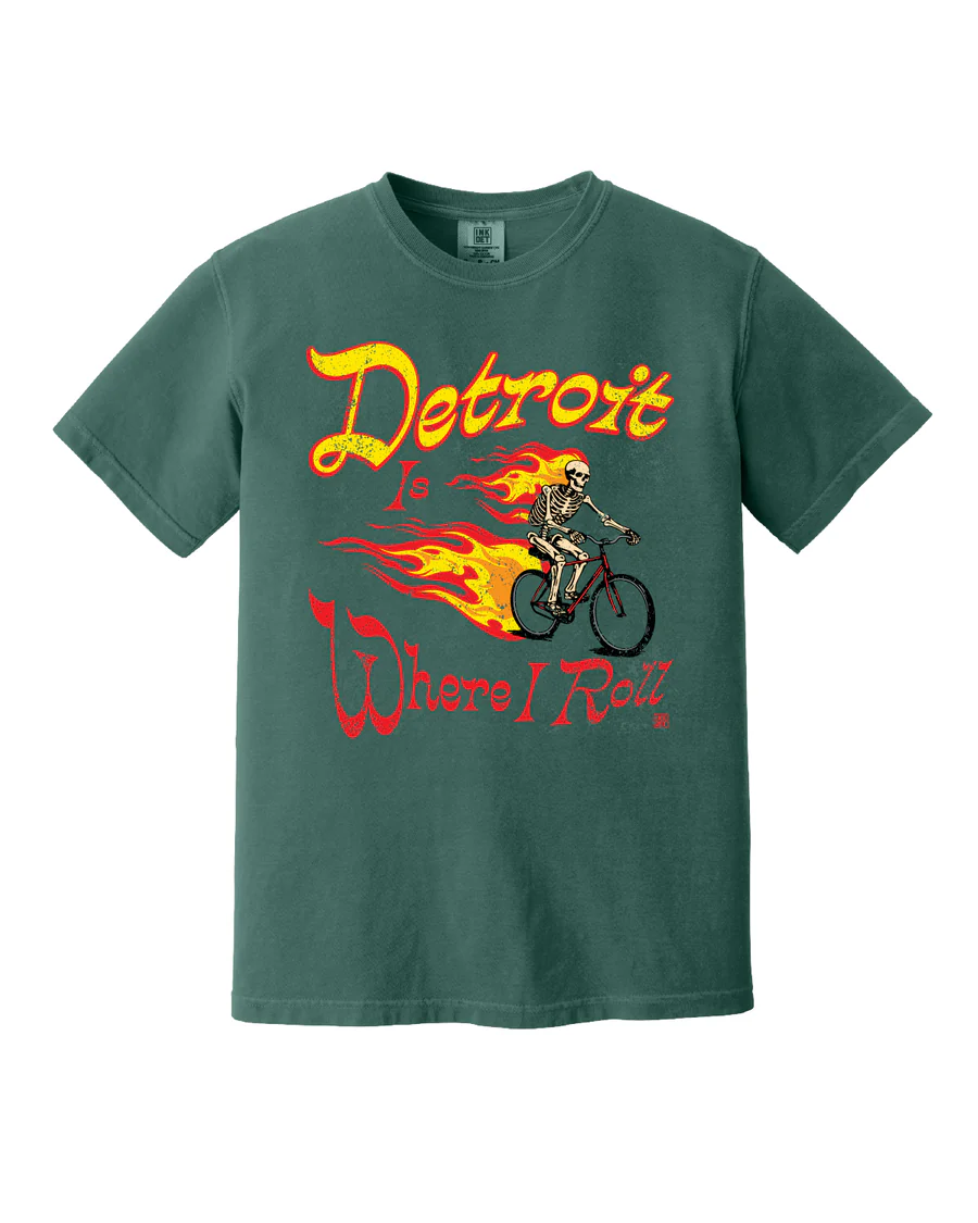 Ink Detroit Detroit is Where I Roll Tee