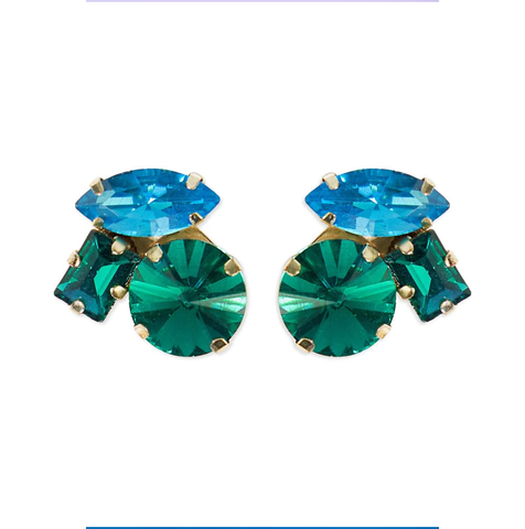 Bailey Multi Mixed Post Earrings