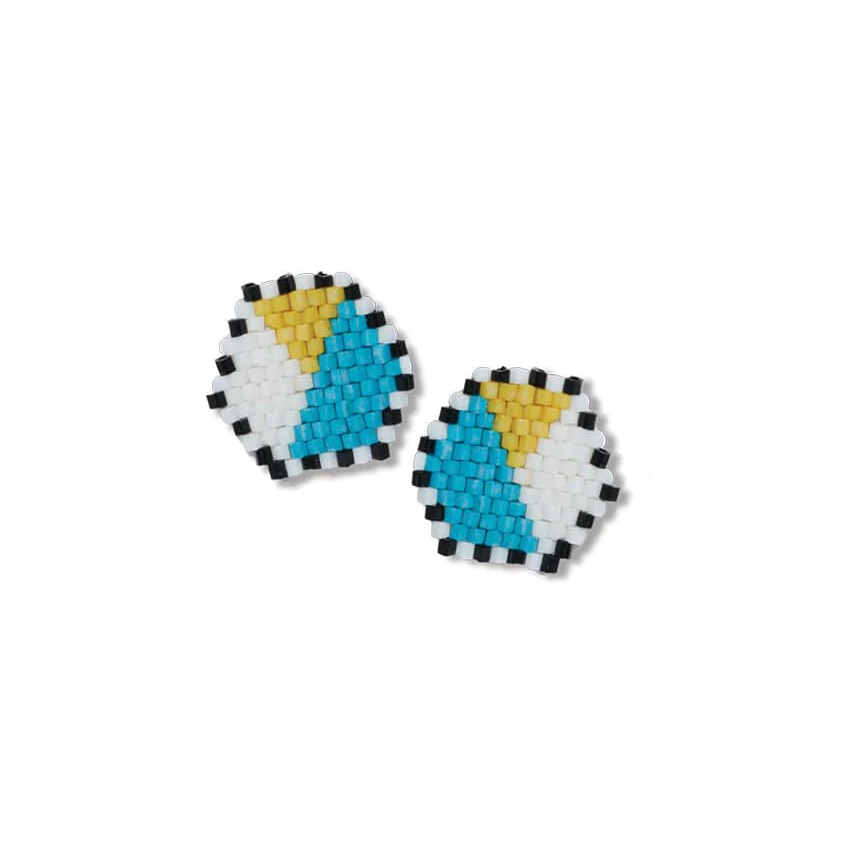 Casey Hexagon Earrings / Click for Colors