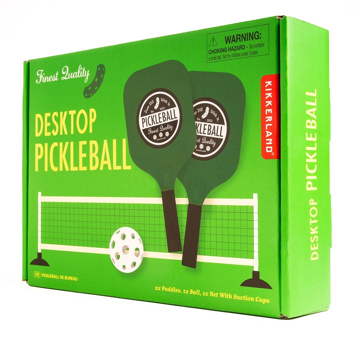 Kikkerland Desktop Pickleball Set