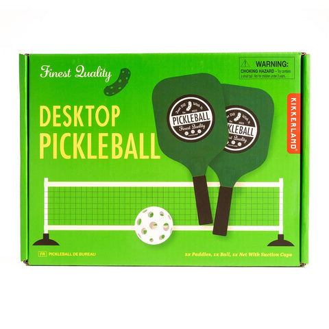 Kikkerland Desktop Pickleball Set