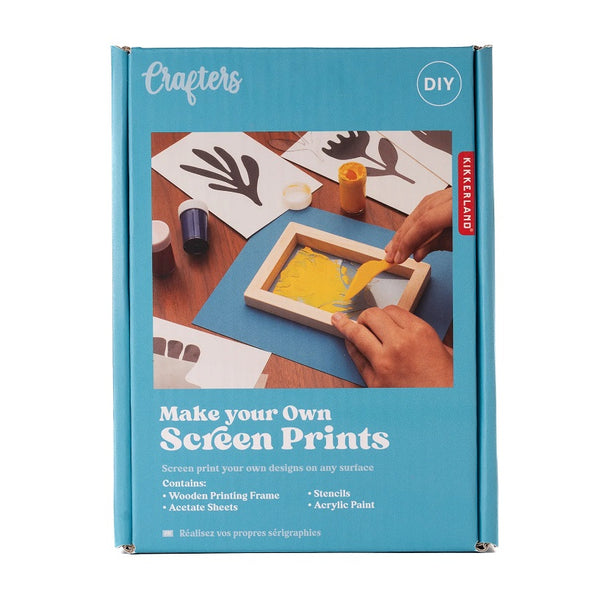 Kikkerland Crafters: Make Your Own Screenprint Kit