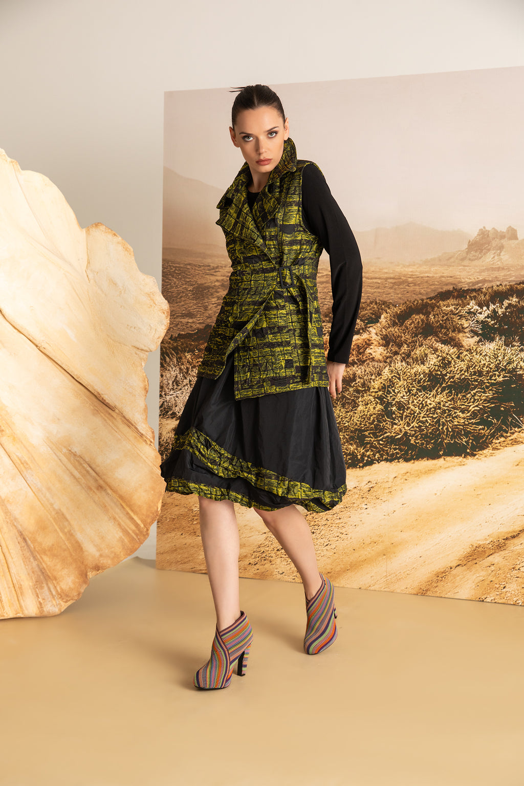 Kozan's Aline Vest in Taragon