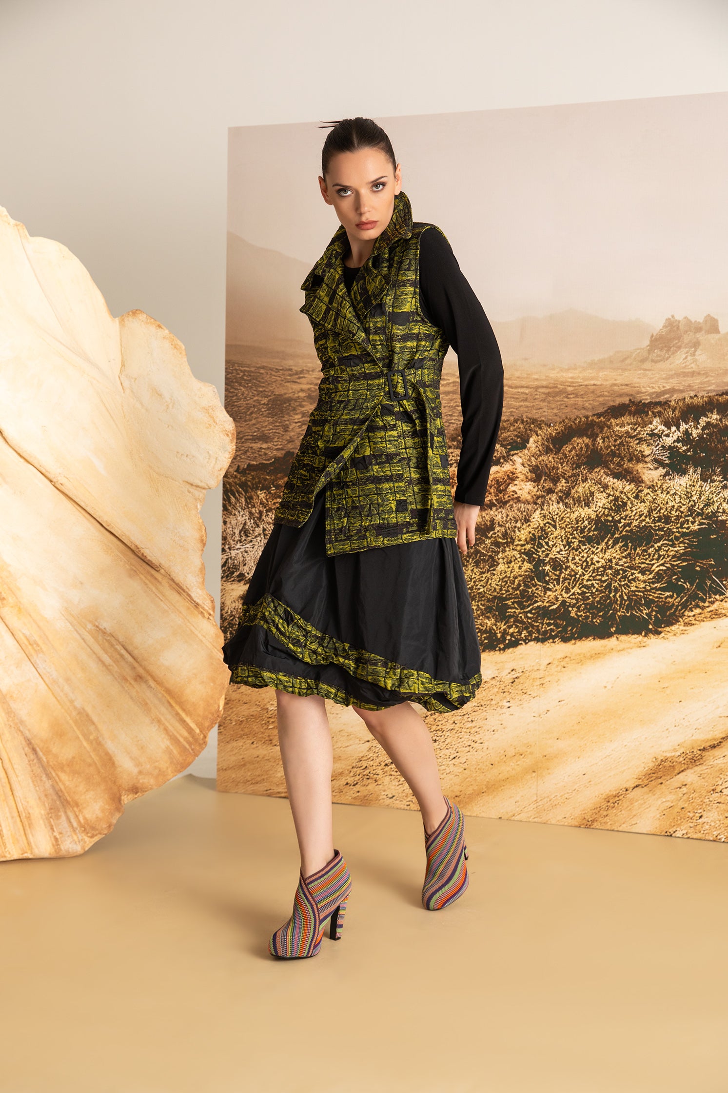 Kozan's Aline Vest in Taragon