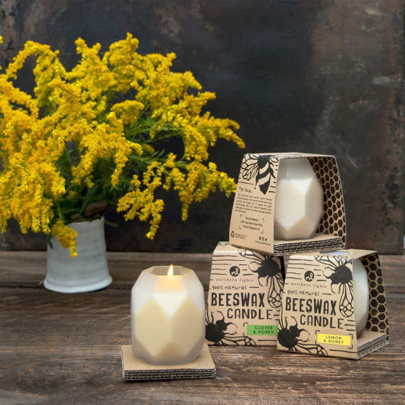 Bee Hive 7.5 Oz Beeswax Candle / Click for Scents