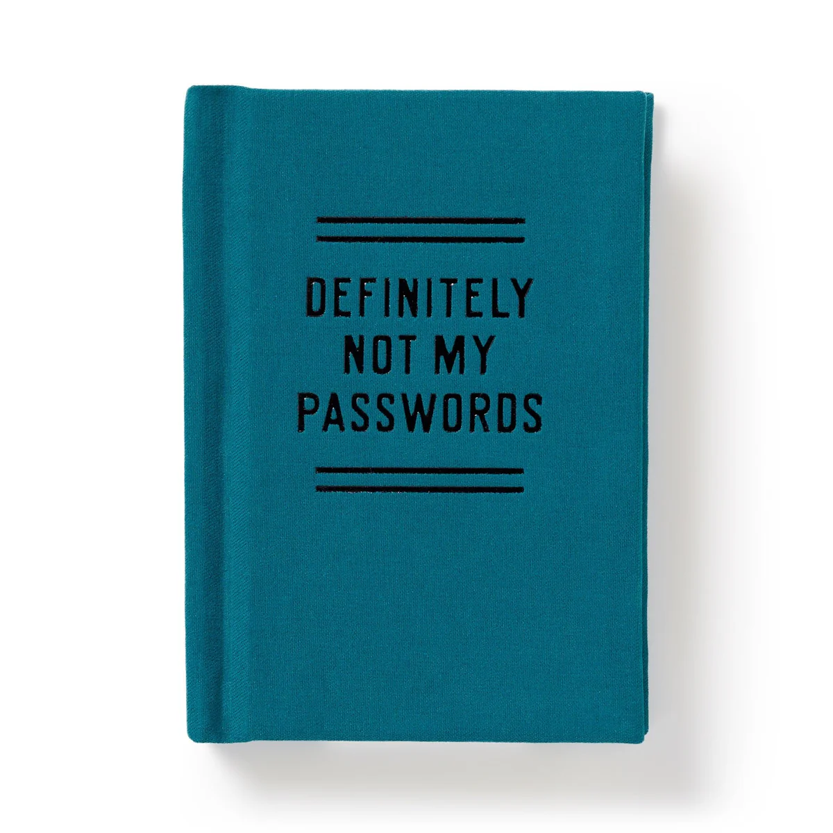 Definitely Not My Passwords Tiny Password Diary