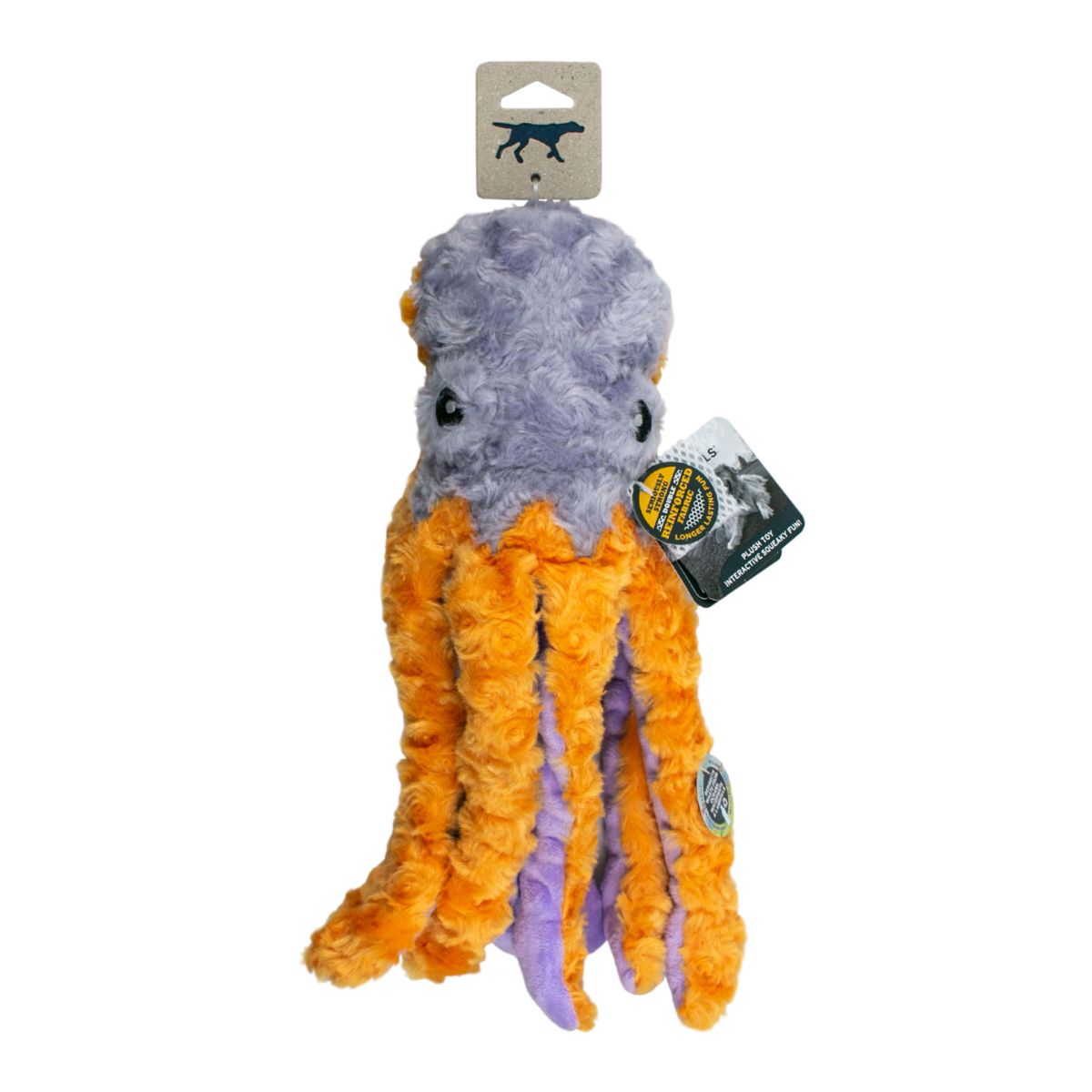 Octopus Squeak and Crinkle Dog Toy