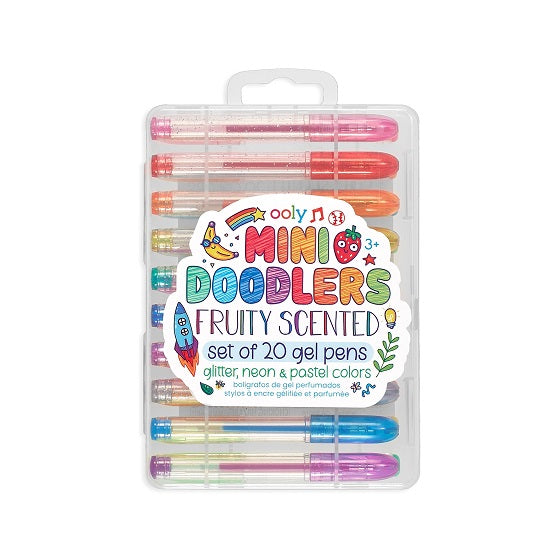 Mini Doodlers Fruity Scented Gel Pens / Set of 20