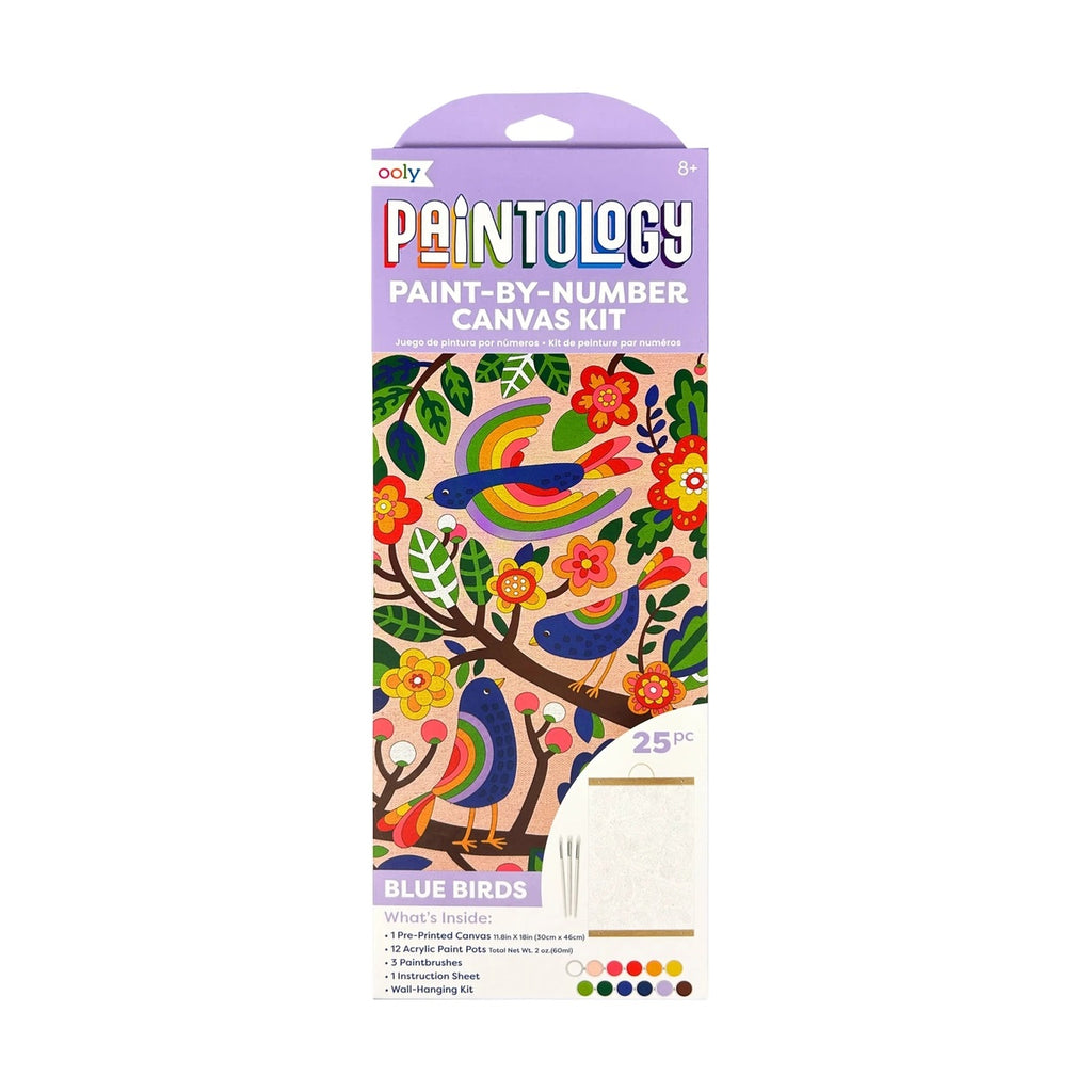 Paintology Paint By Number Canvas Kit / Blue Birds