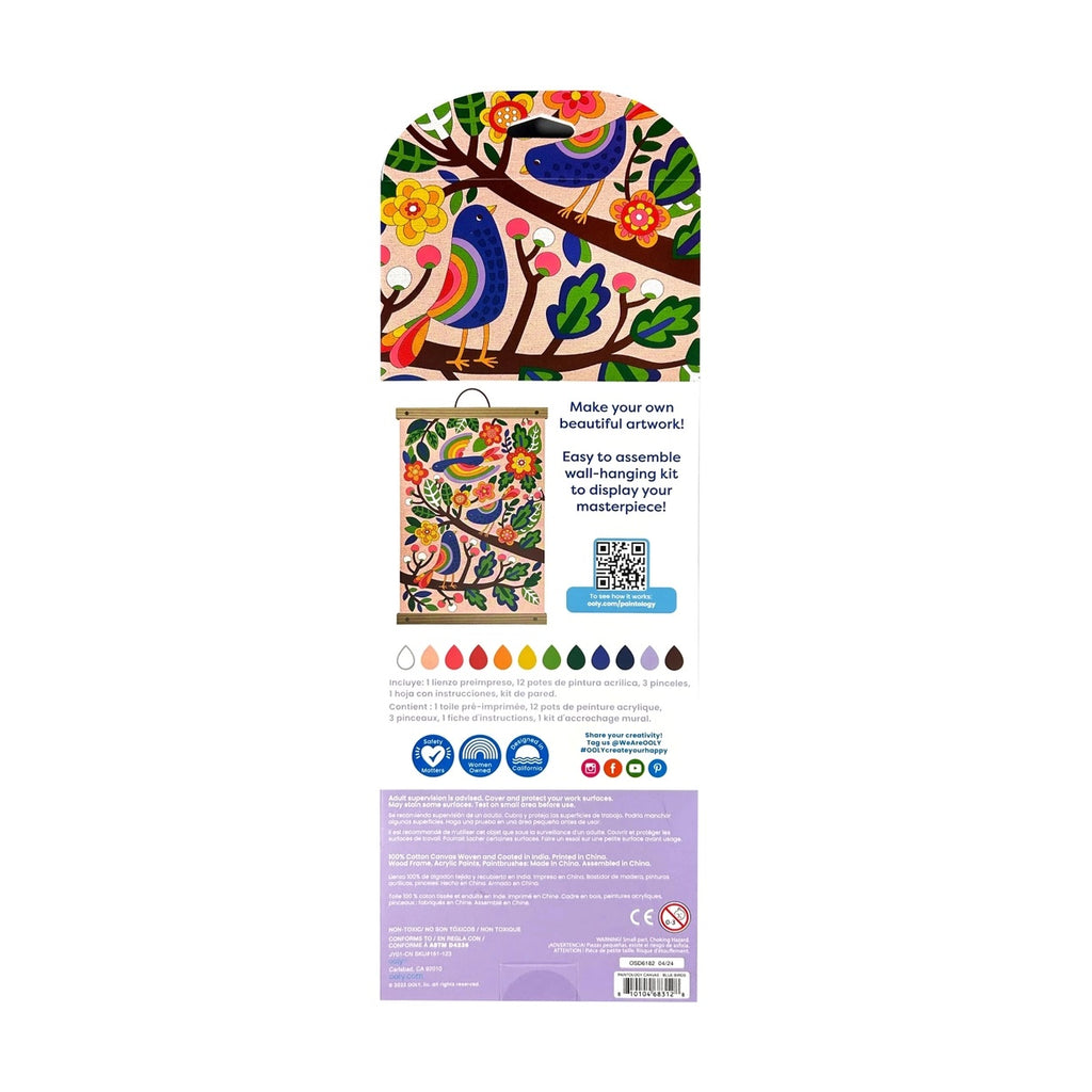 Paintology Paint By Number Canvas Kit / Blue Birds
