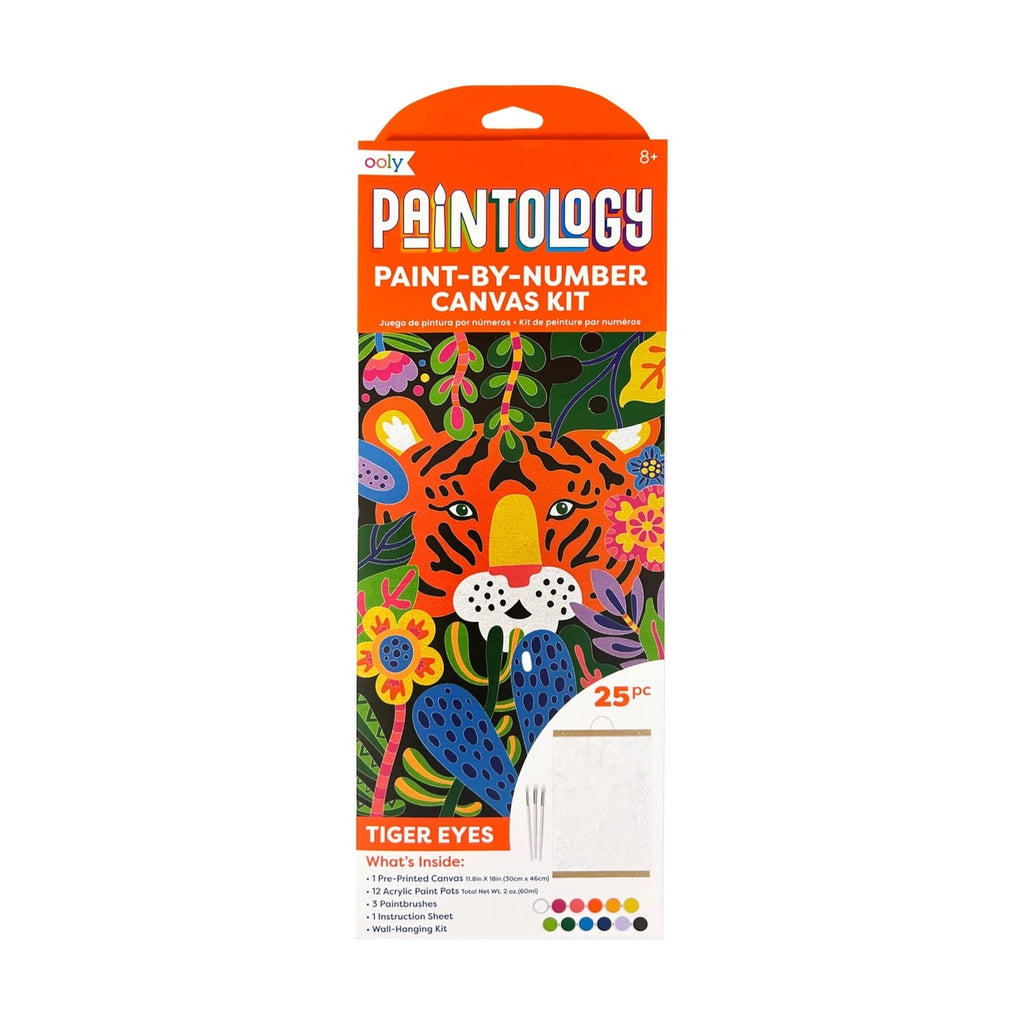 Paintology Paint By Number Canvas Kit / Tiger Eyes
