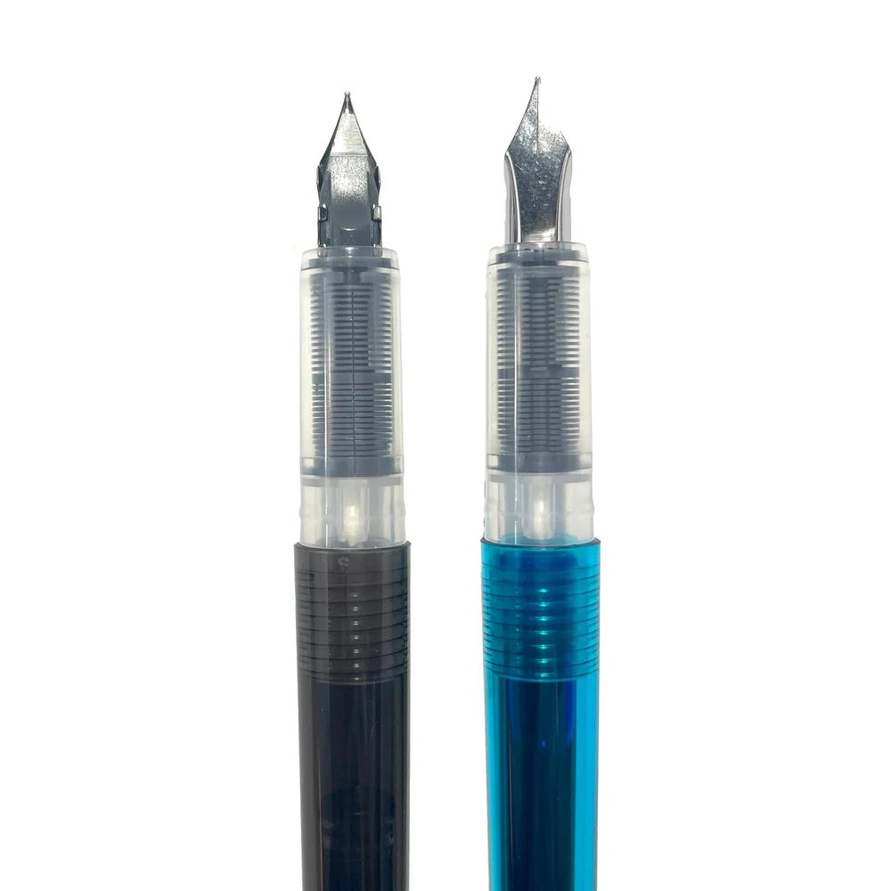 OOLY Splendid Duo Fountain Pens: Black & Blue Ink