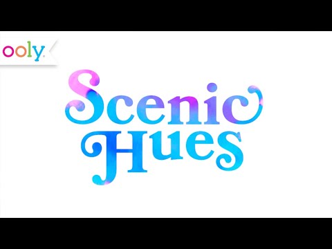 Scenic Hues DIY Watercolor Art Kit / Forest Adventure