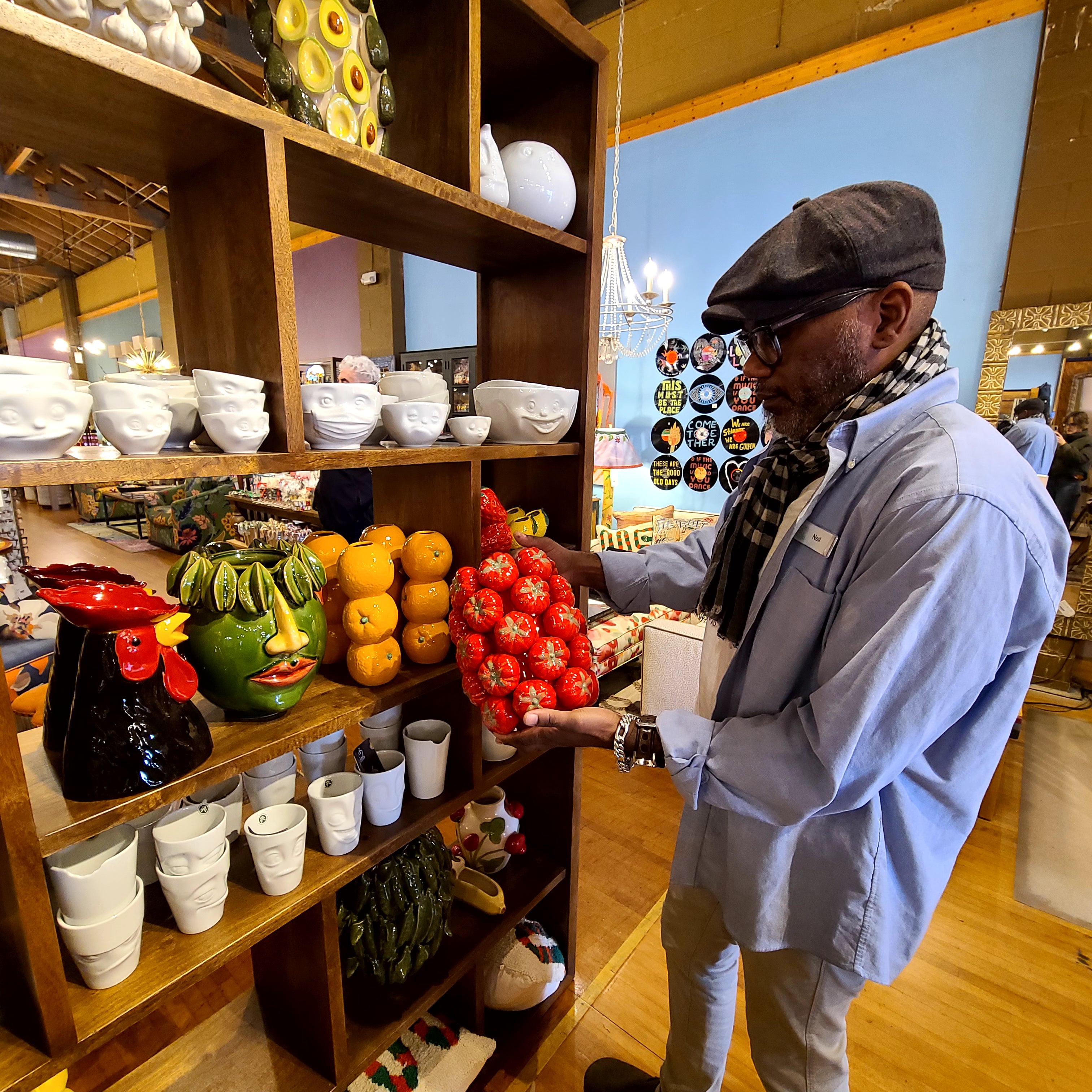 Tomatoes Ceramic Vase: Neil's Favorite Thing