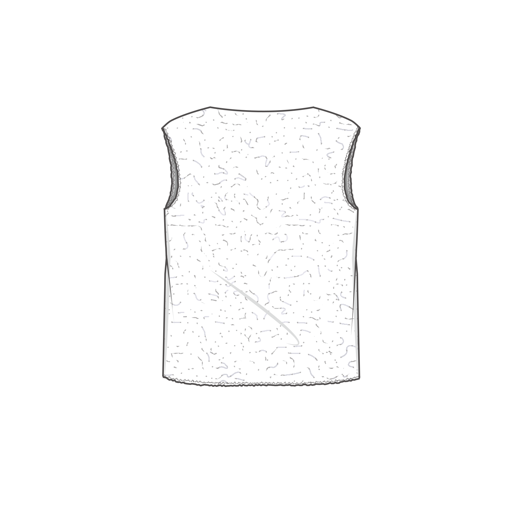 By Basics' Bubble Wool Boxy Top