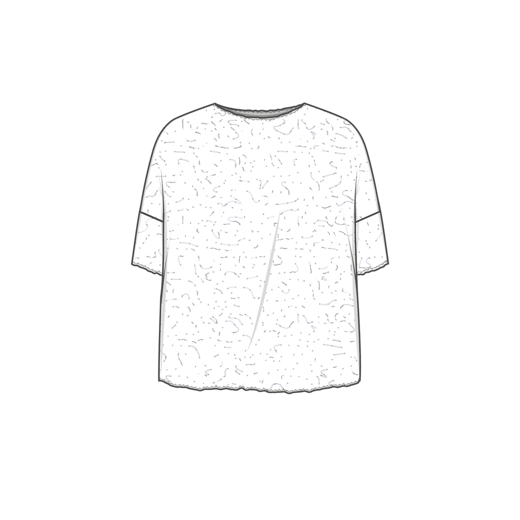 By Basics' Bubble Wool Boatneck Top