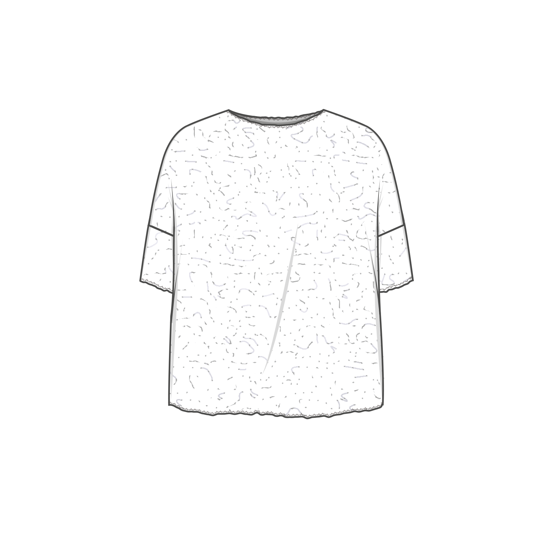 By Basics' Bubble Wool Boatneck Top