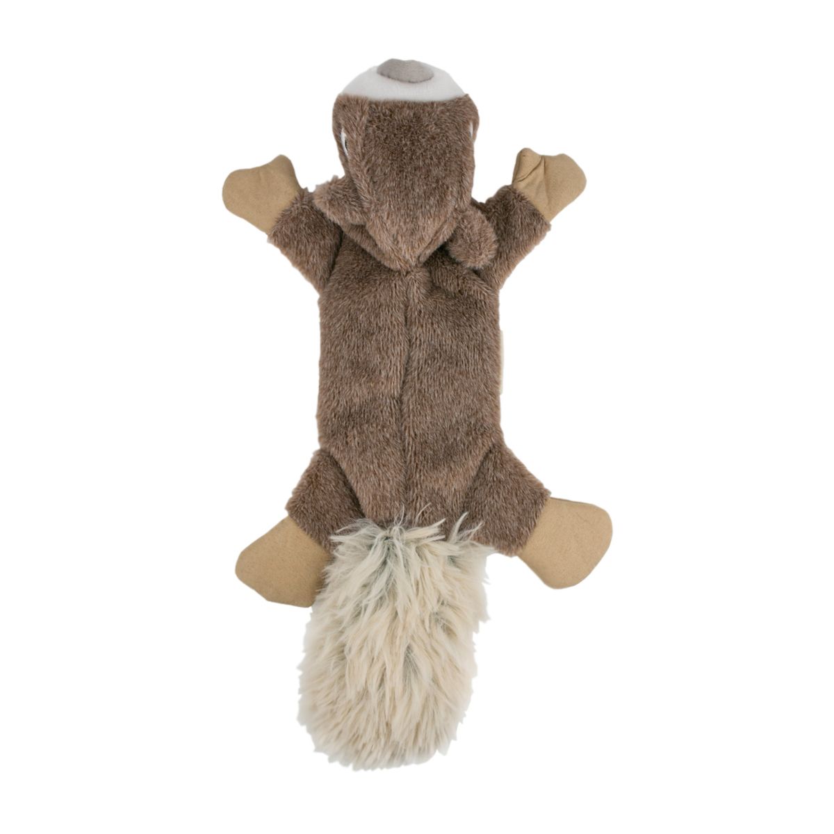 Stuffless Squirrel Squeak Dog Toy