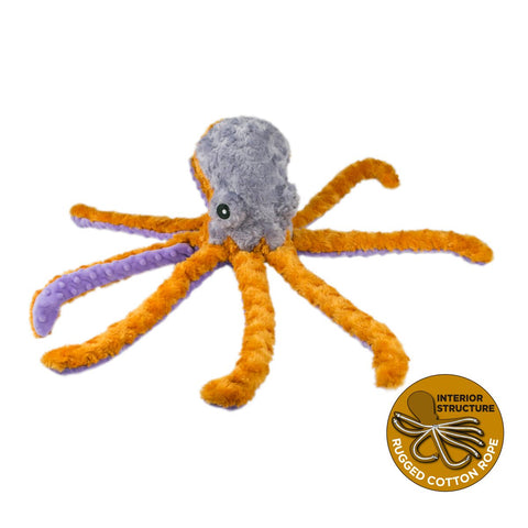 Octopus Squeak and Crinkle Dog Toy