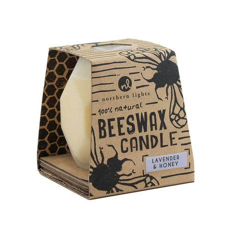 Bee Hive 7.5 Oz Beeswax Candle Lavender Honey