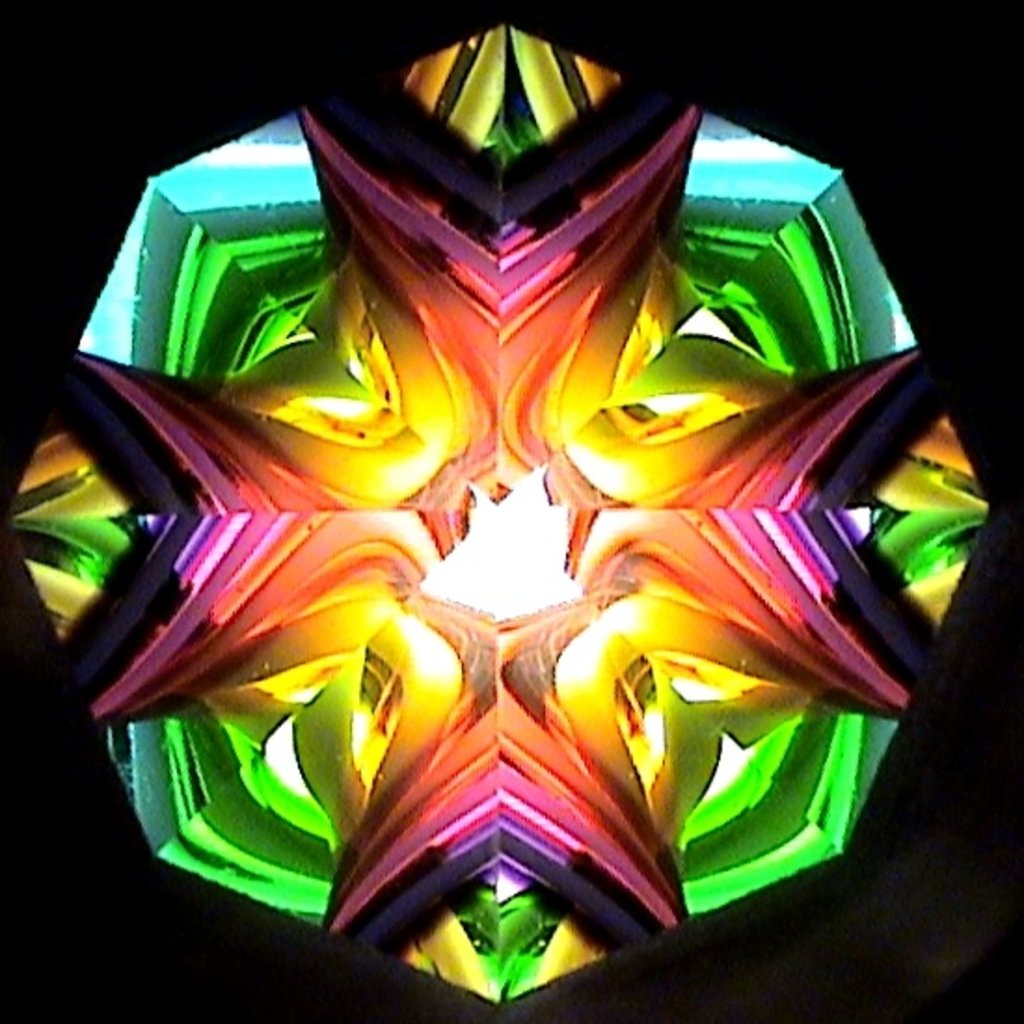 Metallic Marble Kaleidoscope