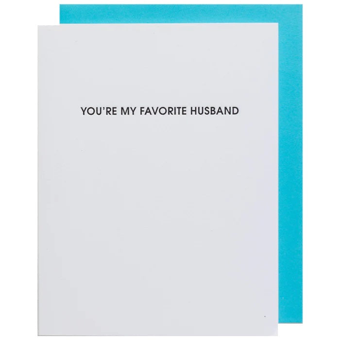You're My Favorite Husband Card
